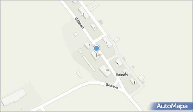 Balewo, Balewo, 9, mapa Balewo