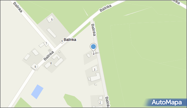 Balinka, Balinka, 4, mapa Balinka