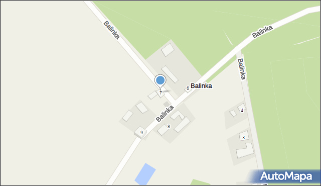 Balinka, Balinka, 7, mapa Balinka