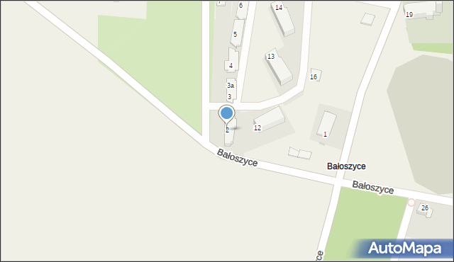 Bałoszyce, Bałoszyce, 2, mapa Bałoszyce