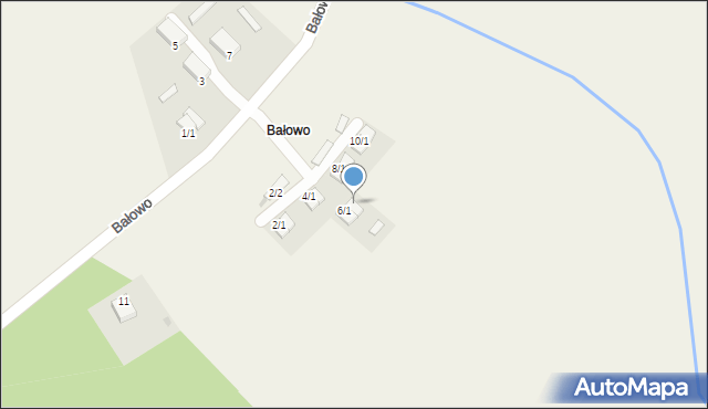 Bałowo, Bałowo, 6/2, mapa Bałowo