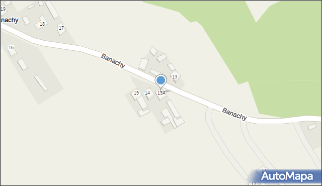 Banachy, Banachy, 13A, mapa Banachy
