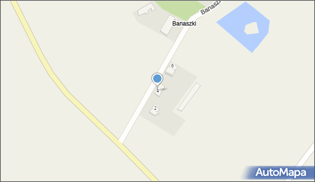 Banaszki, Banaszki, 4, mapa Banaszki