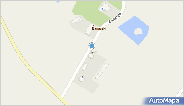 Banaszki, Banaszki, 6, mapa Banaszki