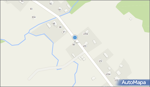 Bandrów Narodowy, Bandrów Narodowy, 99, mapa Bandrów Narodowy