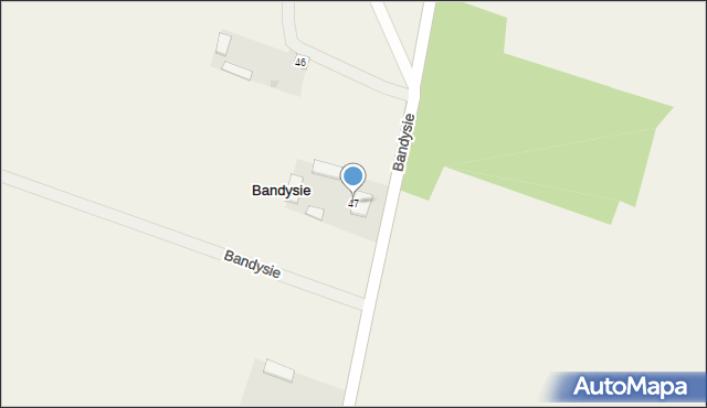 Bandysie, Bandysie, 47, mapa Bandysie