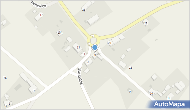 Baniewice, Baniewice, 6, mapa Baniewice