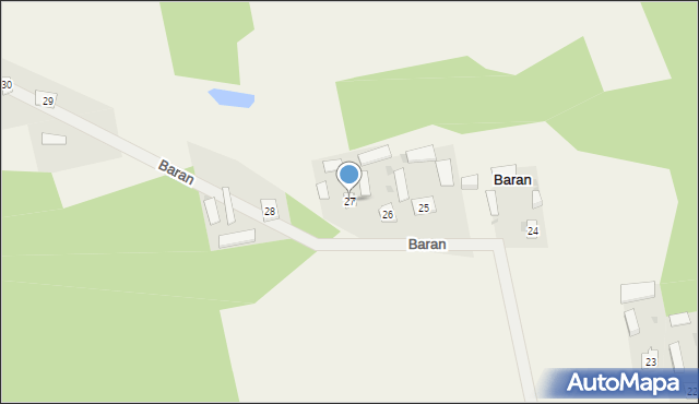 Baran, Baran, 27, mapa Baran