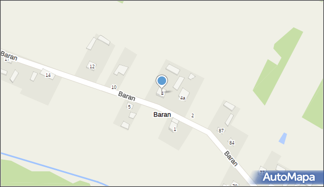 Baran, Baran, 4, mapa Baran