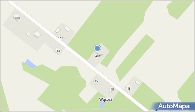 Baranów, Baranów, 48a, mapa Baranów