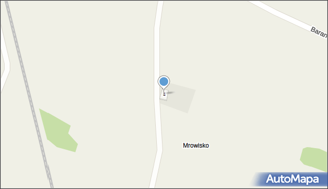 Baranowiec, Baranowiec, 4, mapa Baranowiec