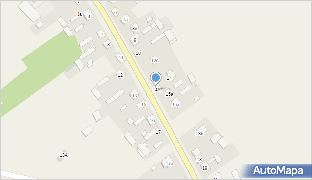 Baranówka, Baranówka, 14A, mapa Baranówka