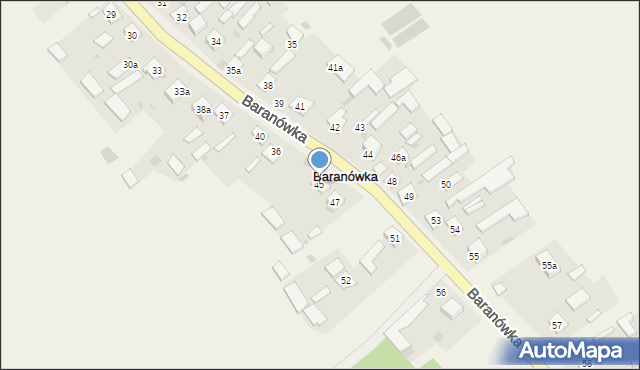 Baranówka, Baranówka, 45, mapa Baranówka