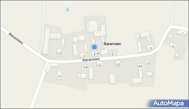 Baranowo, Baranowo, 4, mapa Baranowo