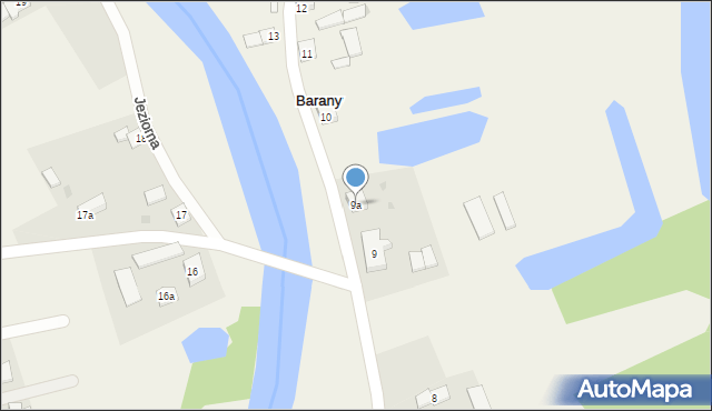 Barany, Barany, 9a, mapa Barany