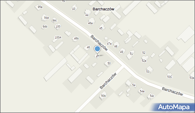 Barchaczów, Barchaczów, 47, mapa Barchaczów