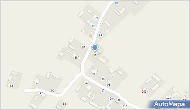 Barchaczów, Barchaczów, 85, mapa Barchaczów