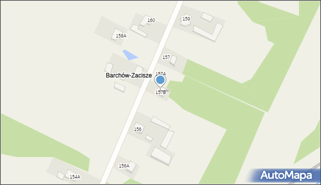 Barchów, Barchów, 157B, mapa Barchów