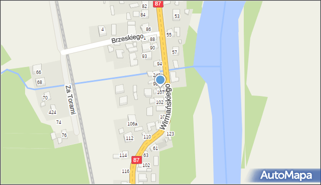 Barcice, Barcice, 107, mapa Barcice