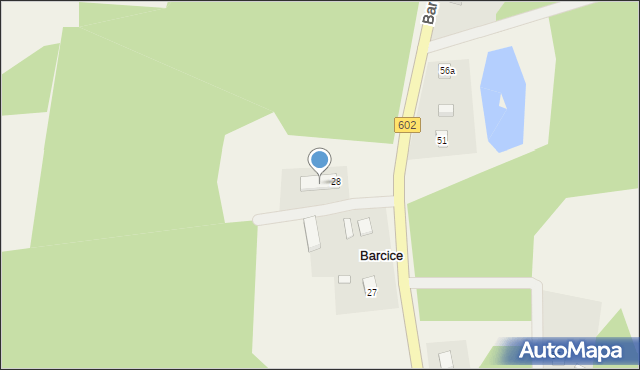 Barcice, Barcice, 67a, mapa Barcice