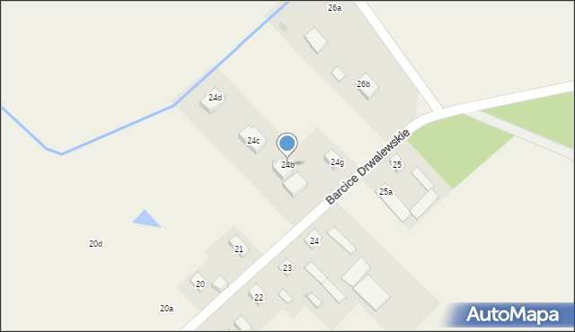 Barcice Drwalewskie, Barcice Drwalewskie, 24b, mapa Barcice Drwalewskie