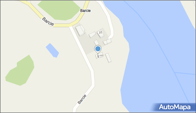 Barcie, Barcie, 9, mapa Barcie