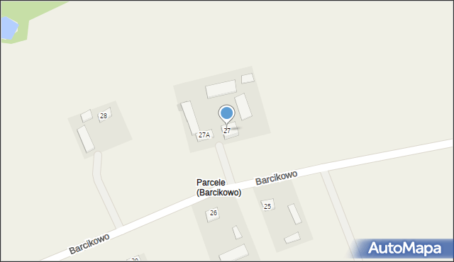 Barcikowo, Barcikowo, 27, mapa Barcikowo
