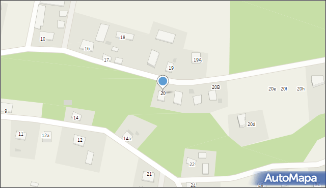 Barcikowo, Barcikowo, 20, mapa Barcikowo