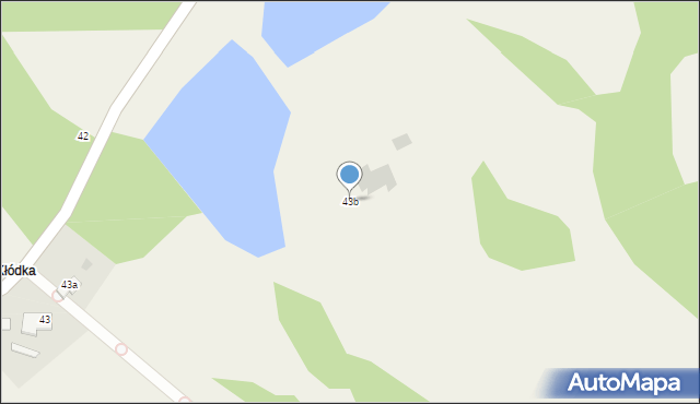 Barcikowo, Barcikowo, 43b, mapa Barcikowo