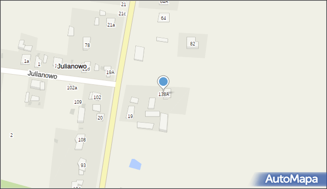 Barcin-Wieś, Barcin-Wieś, 138A, mapa Barcin-Wieś