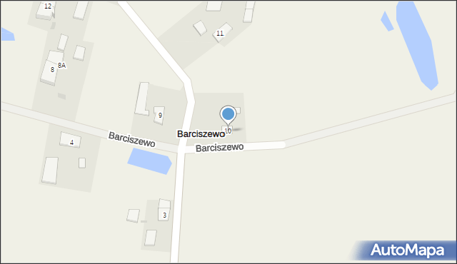 Barciszewo, Barciszewo, 10, mapa Barciszewo