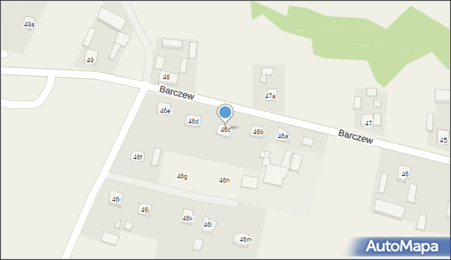 Barczew, Barczew, 46c, mapa Barczew