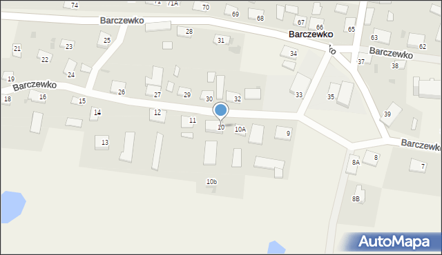 Barczewko, Barczewko, 10, mapa Barczewko