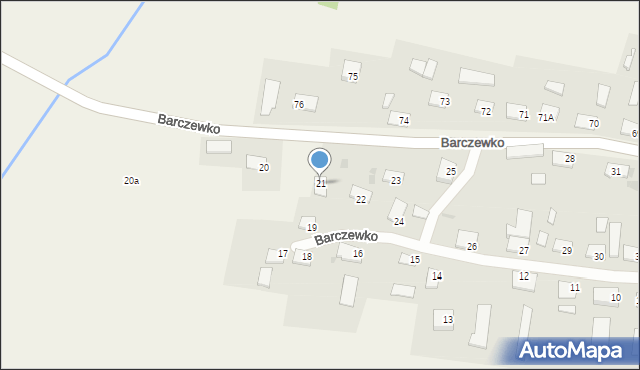 Barczewko, Barczewko, 21, mapa Barczewko