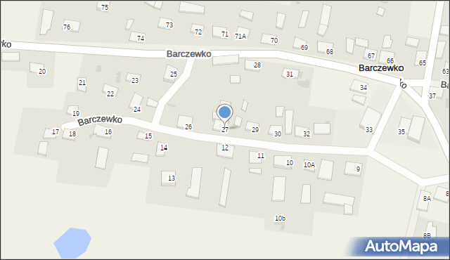 Barczewko, Barczewko, 27, mapa Barczewko