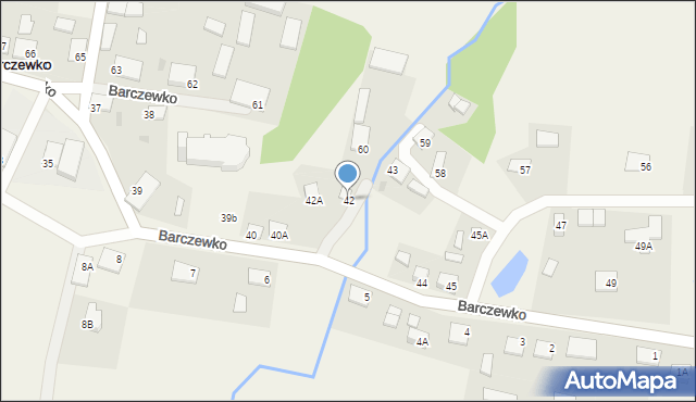 Barczewko, Barczewko, 42, mapa Barczewko