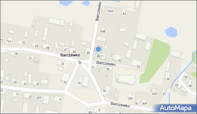 Barczewko, Barczewko, 63, mapa Barczewko