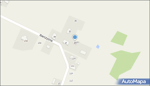 Barczyzna, Barczyzna, 4G, mapa Barczyzna