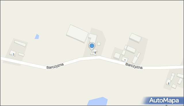 Barczyzna, Barczyzna, 6a, mapa Barczyzna