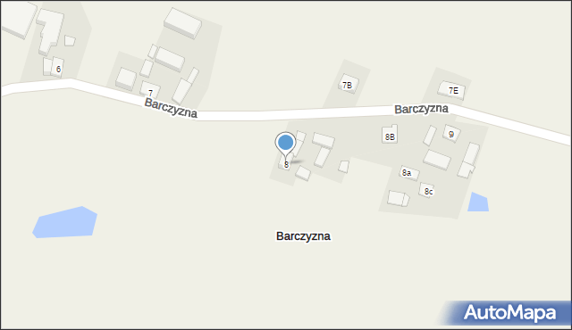 Barczyzna, Barczyzna, 8, mapa Barczyzna