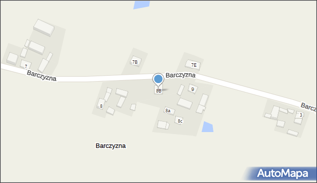 Barczyzna, Barczyzna, 8B, mapa Barczyzna