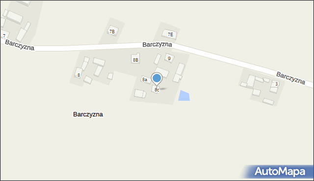 Barczyzna, Barczyzna, 8c, mapa Barczyzna