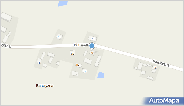 Barczyzna, Barczyzna, 9, mapa Barczyzna