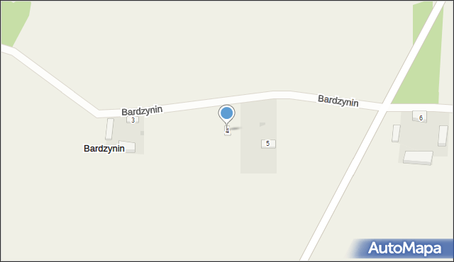 Bardzynin, Bardzynin, 4, mapa Bardzynin