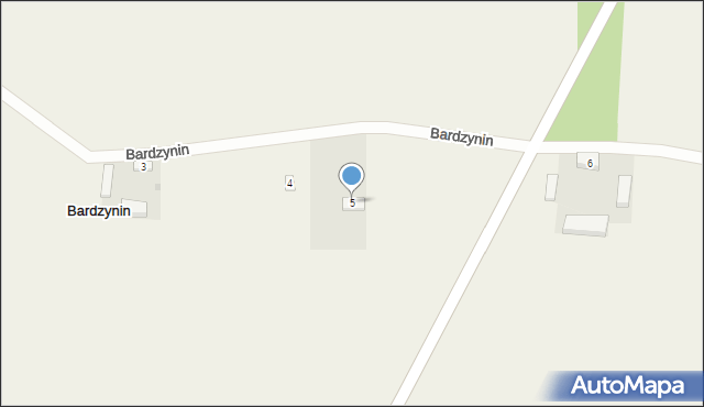 Bardzynin, Bardzynin, 5, mapa Bardzynin