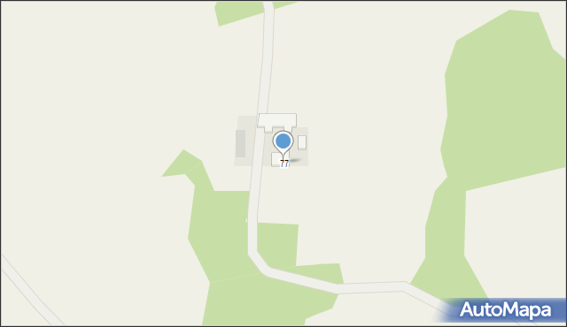 Bargłów Dworny, Bargłów Dworny, 77, mapa Bargłów Dworny