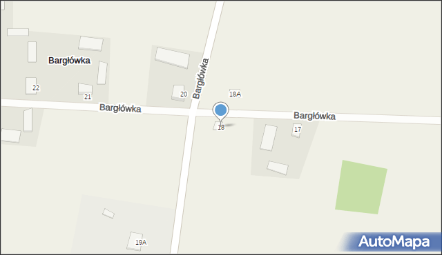 Bargłówka, Bargłówka, 18, mapa Bargłówka