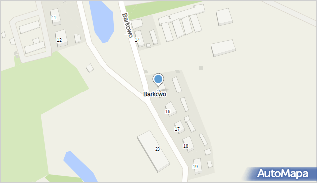 Barkowo, Barkowo, 15, mapa Barkowo