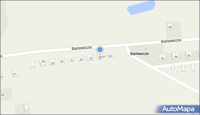 Barlewiczki, Barlewiczki, 34, mapa Barlewiczki