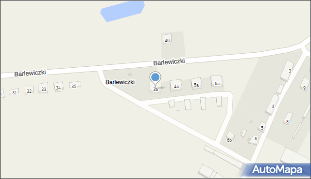 Barlewiczki, Barlewiczki, 3a, mapa Barlewiczki